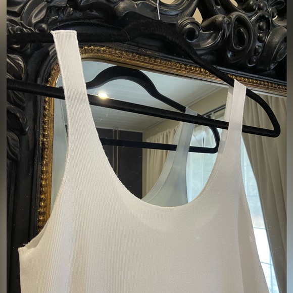 Zara knit off white tank - Picture 2 of 5